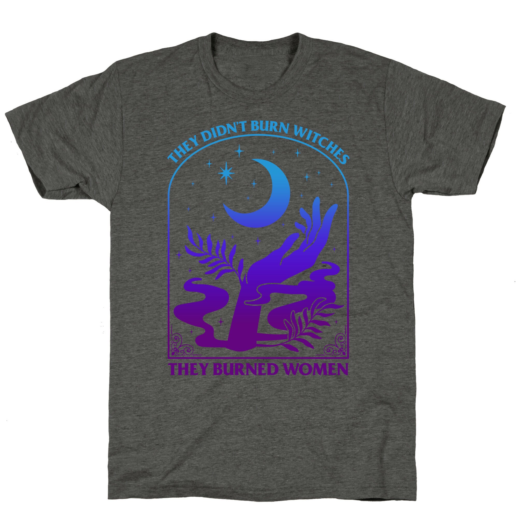 Didnt Burn Witches They Burned Women  Unisex Triblend Tee