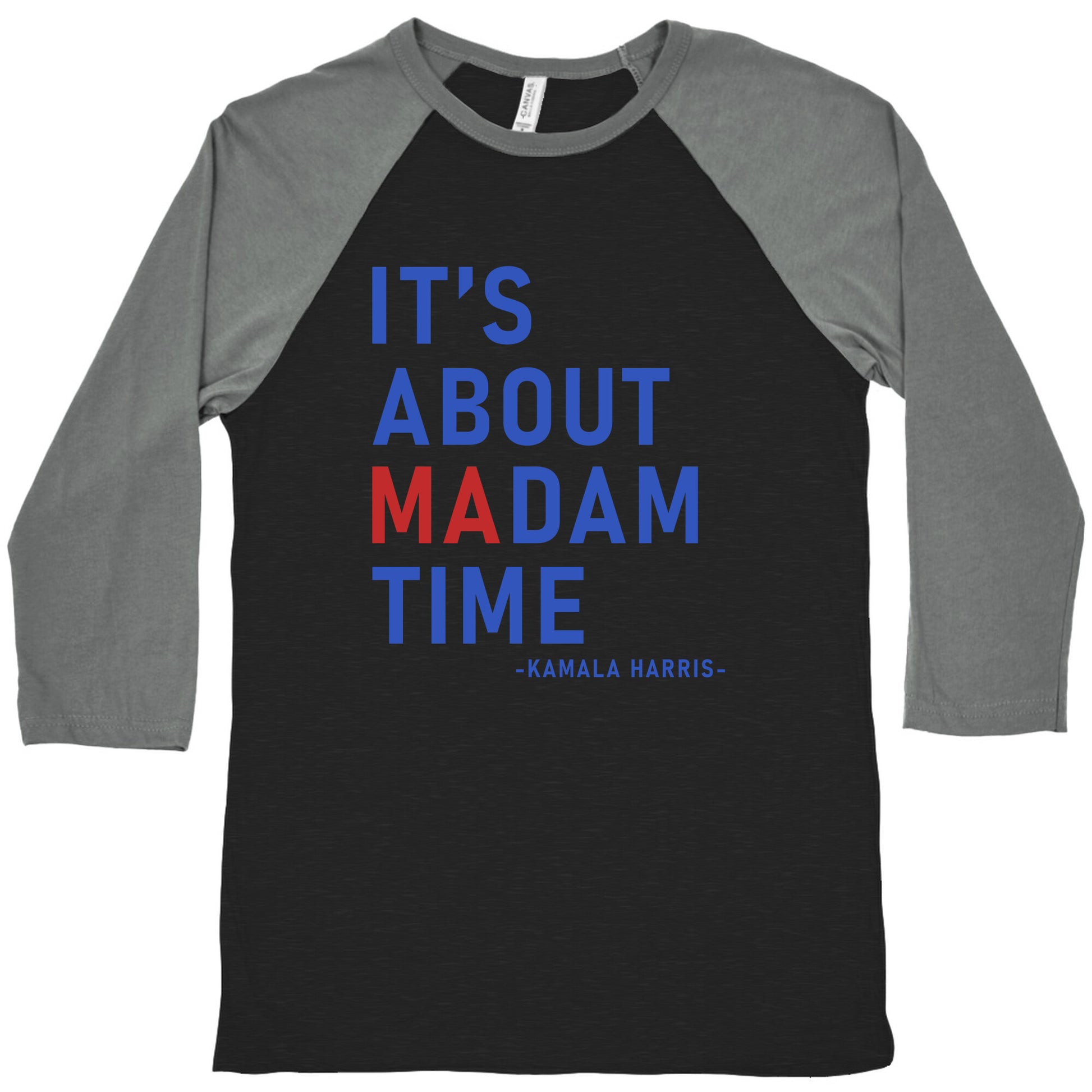 Its About Madam Time Kamala Baseball Tee