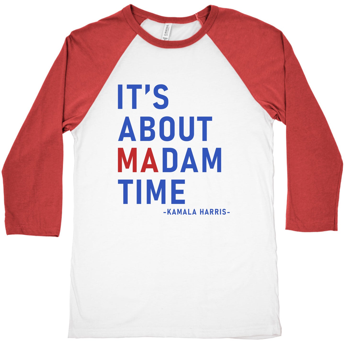 Its About Madam Time Kamala Baseball Tee