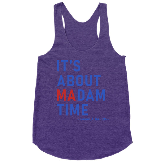 Its About Madam Time Kamala Racerback Tank