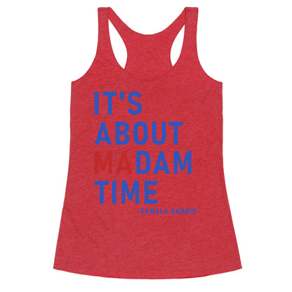 Its About Madam Time Kamala Racerback Tank