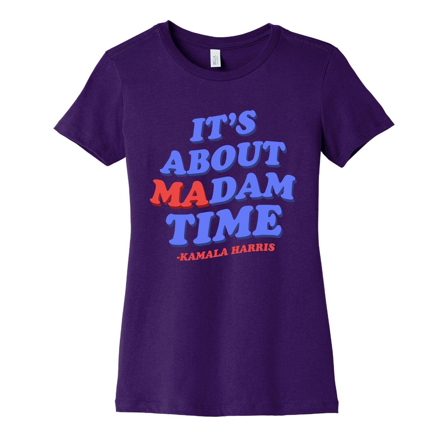 Its About Madam Time Harris Womens Cotton Tee