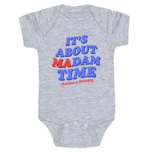 Its About Madam Time Harris Baby One-Piece