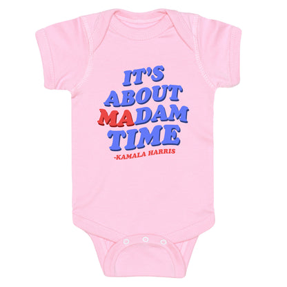 Its About Madam Time Harris Baby One-Piece