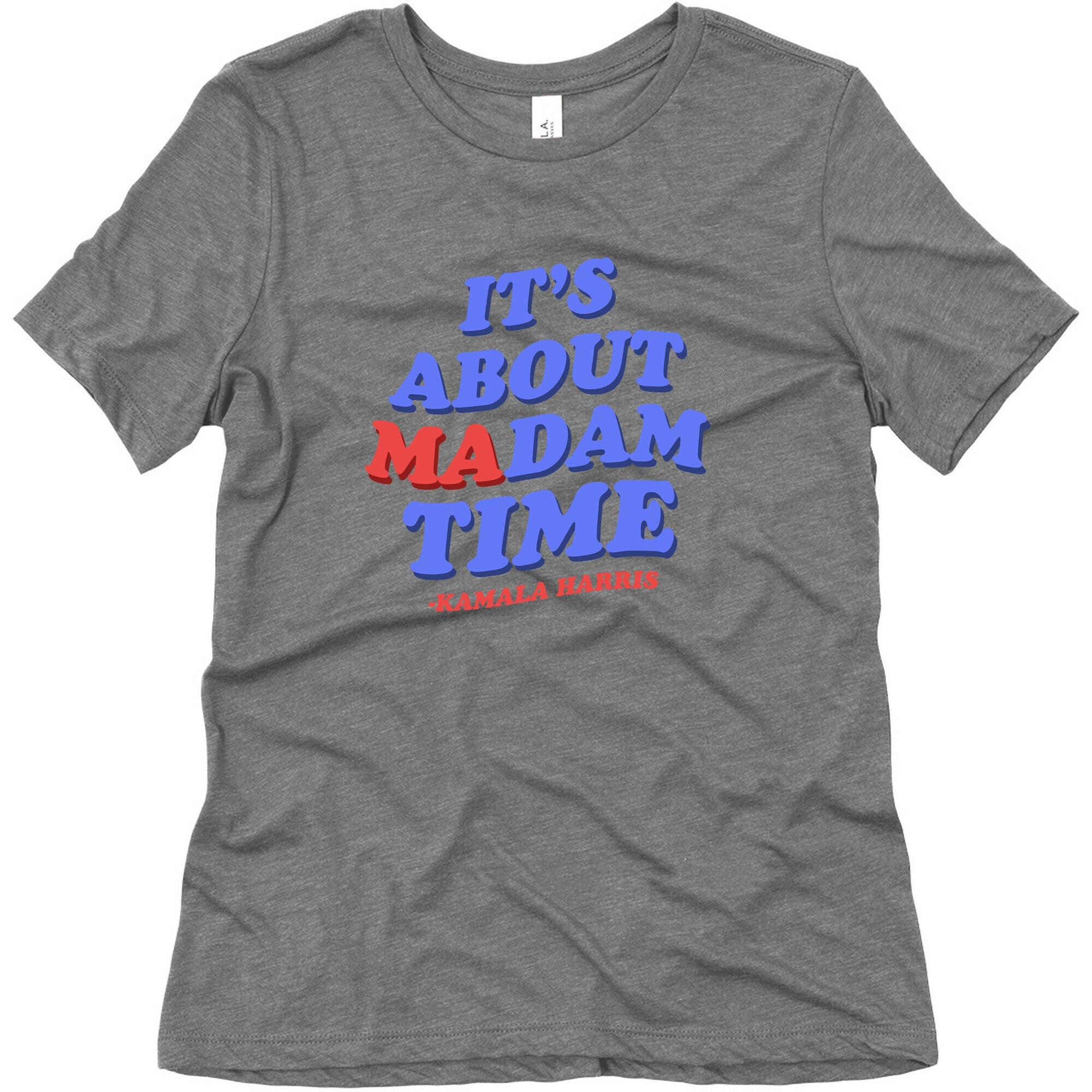 Its About Madam Time Harris Womens Triblend Tee