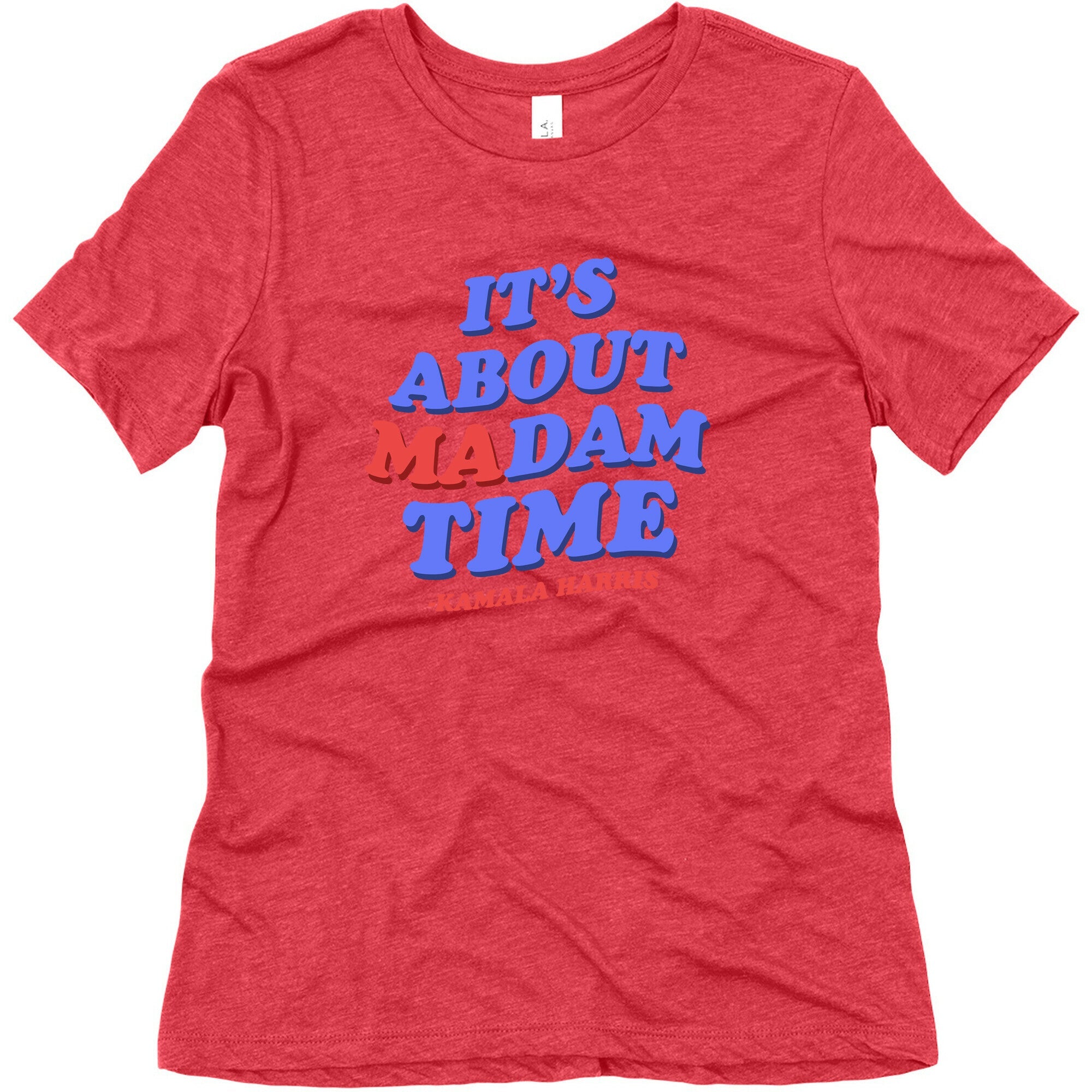 Its About Madam Time Harris Womens Triblend Tee