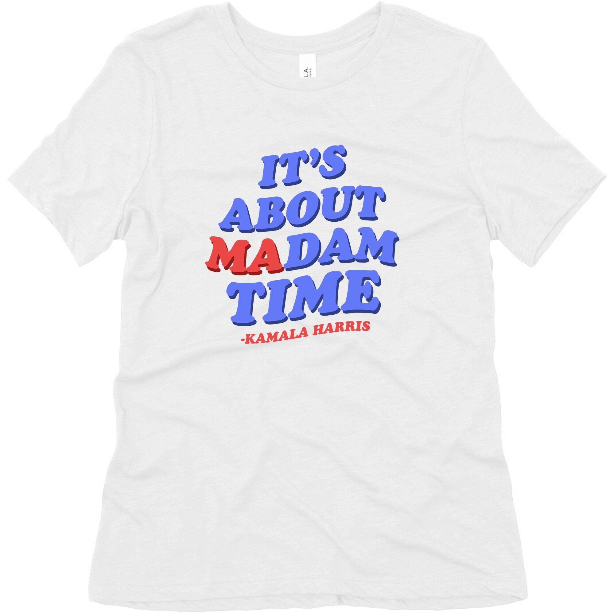 Its About Madam Time Harris Womens Triblend Tee
