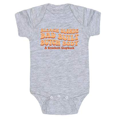 Jasmine Crockett Clapback Baby One-Piece