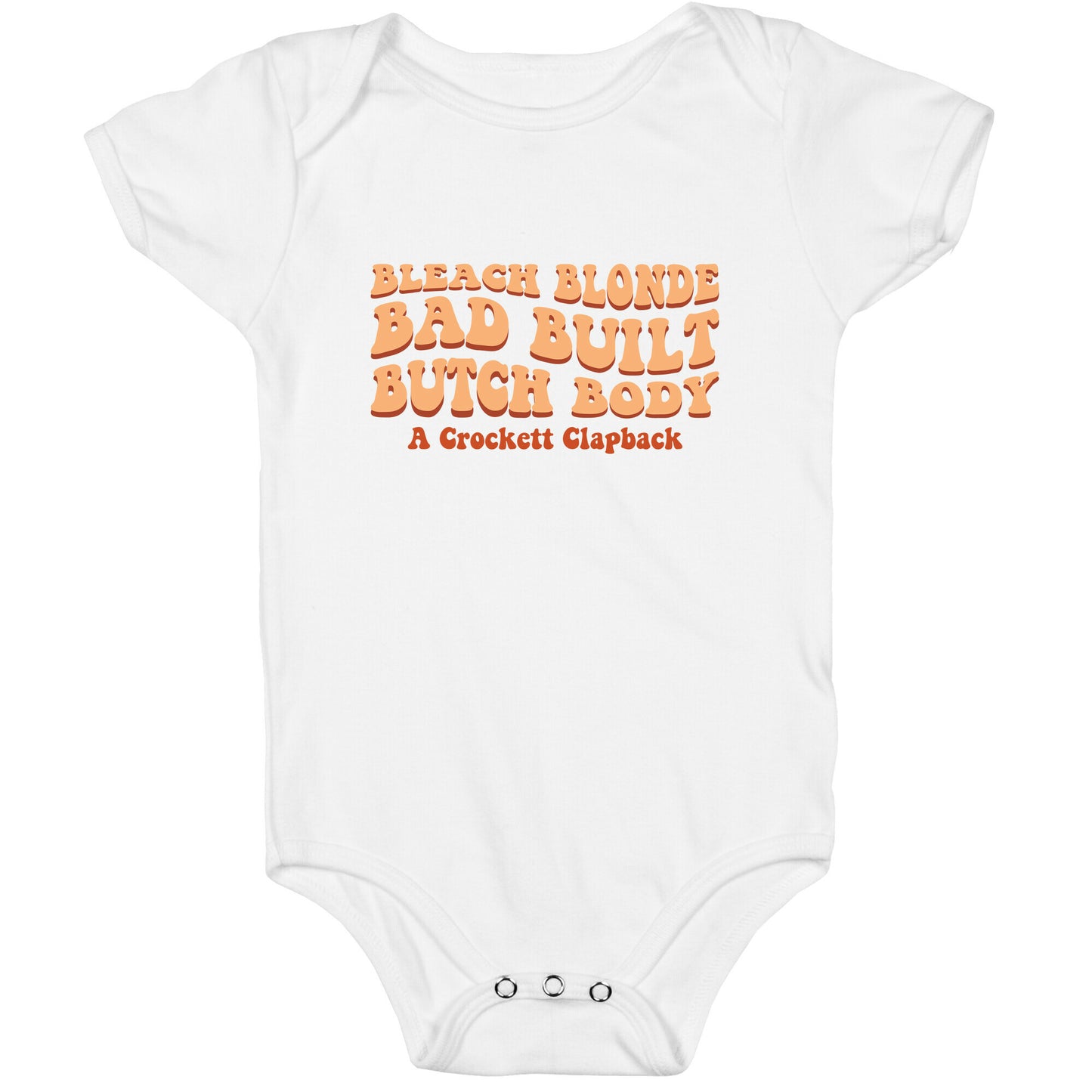 Jasmine Crockett Clapback Baby One-Piece