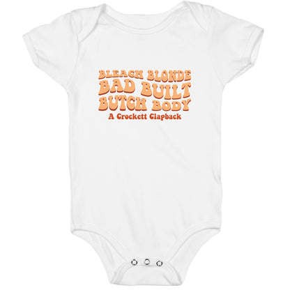 Jasmine Crockett Clapback Baby One-Piece