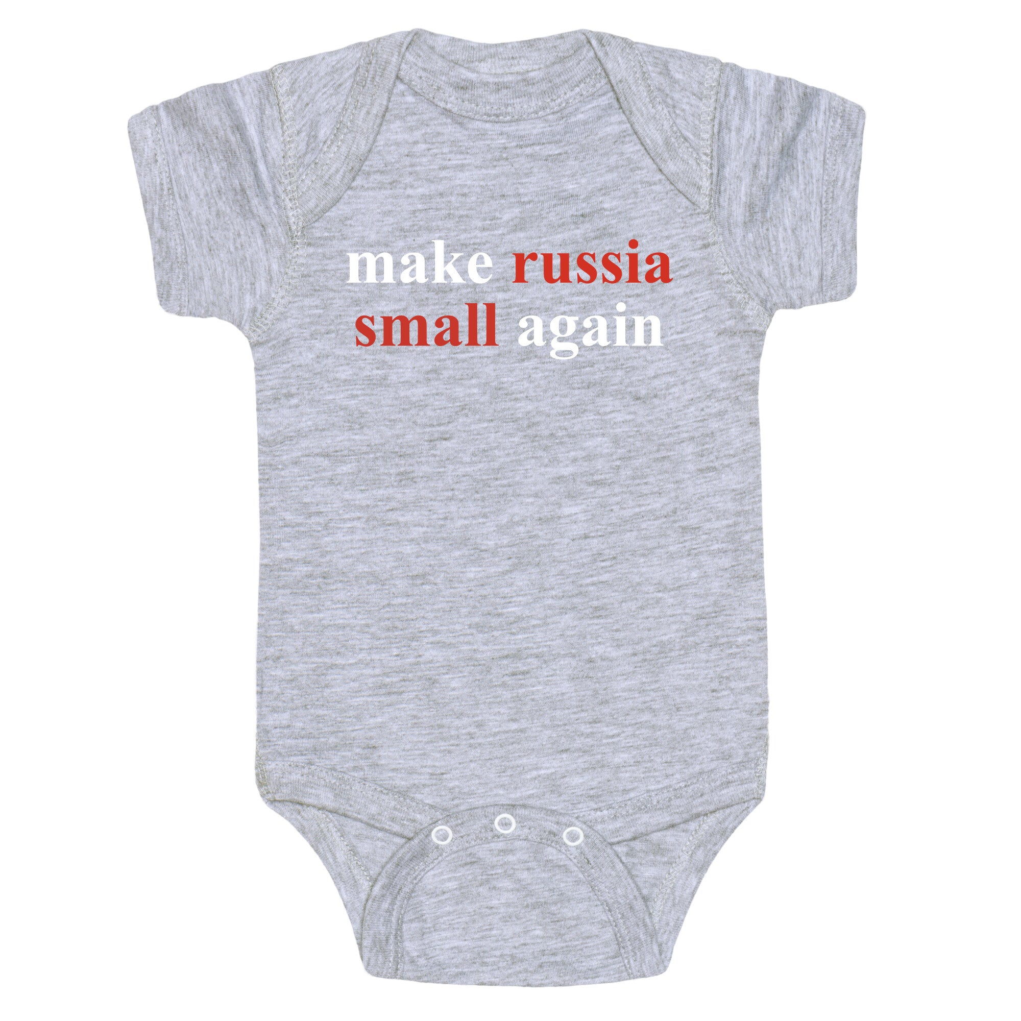 Make Russia Small Again Baby One-Piece