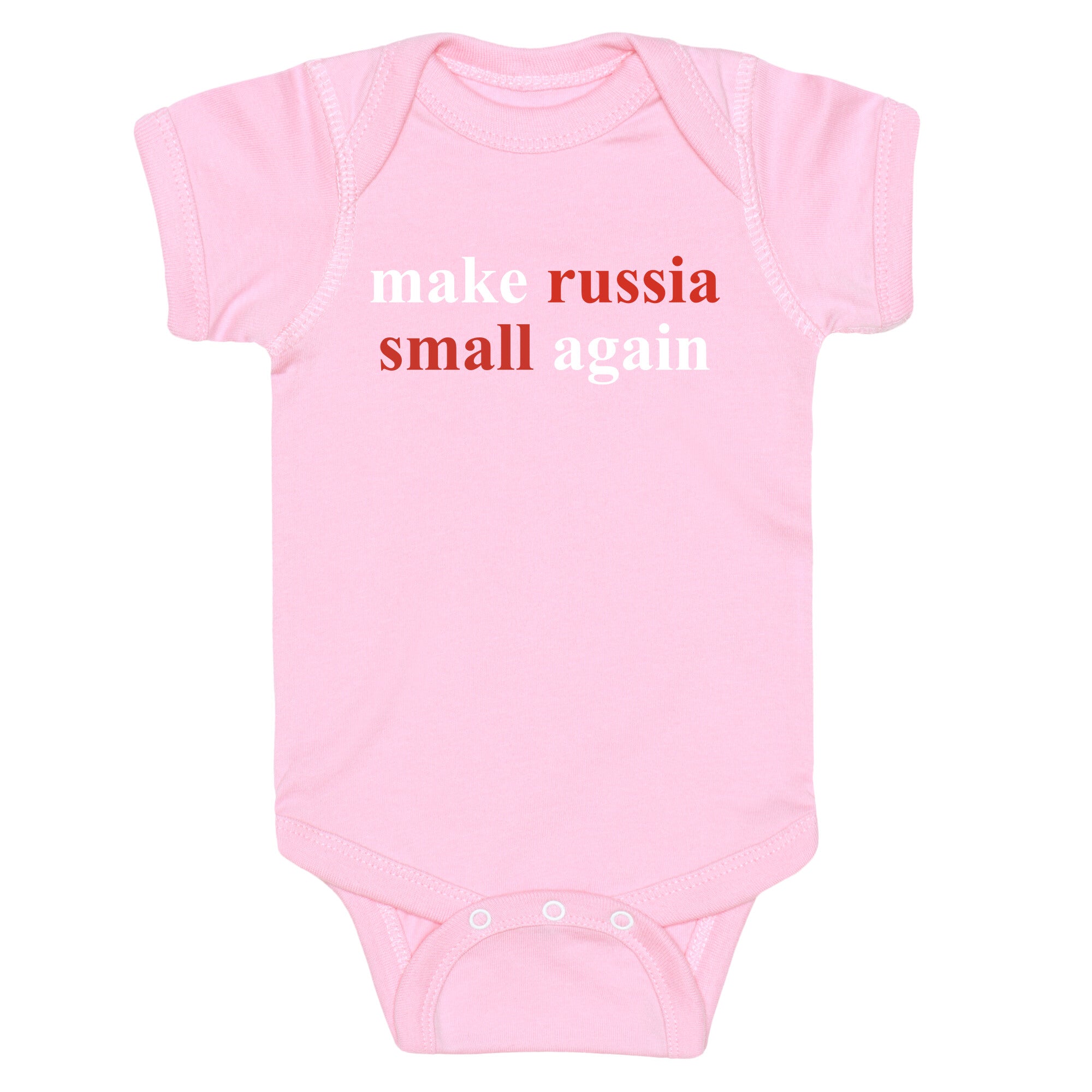 Make Russia Small Again Baby One-Piece