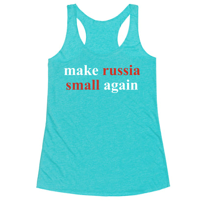 Make Russia Small Again Racerback Tank