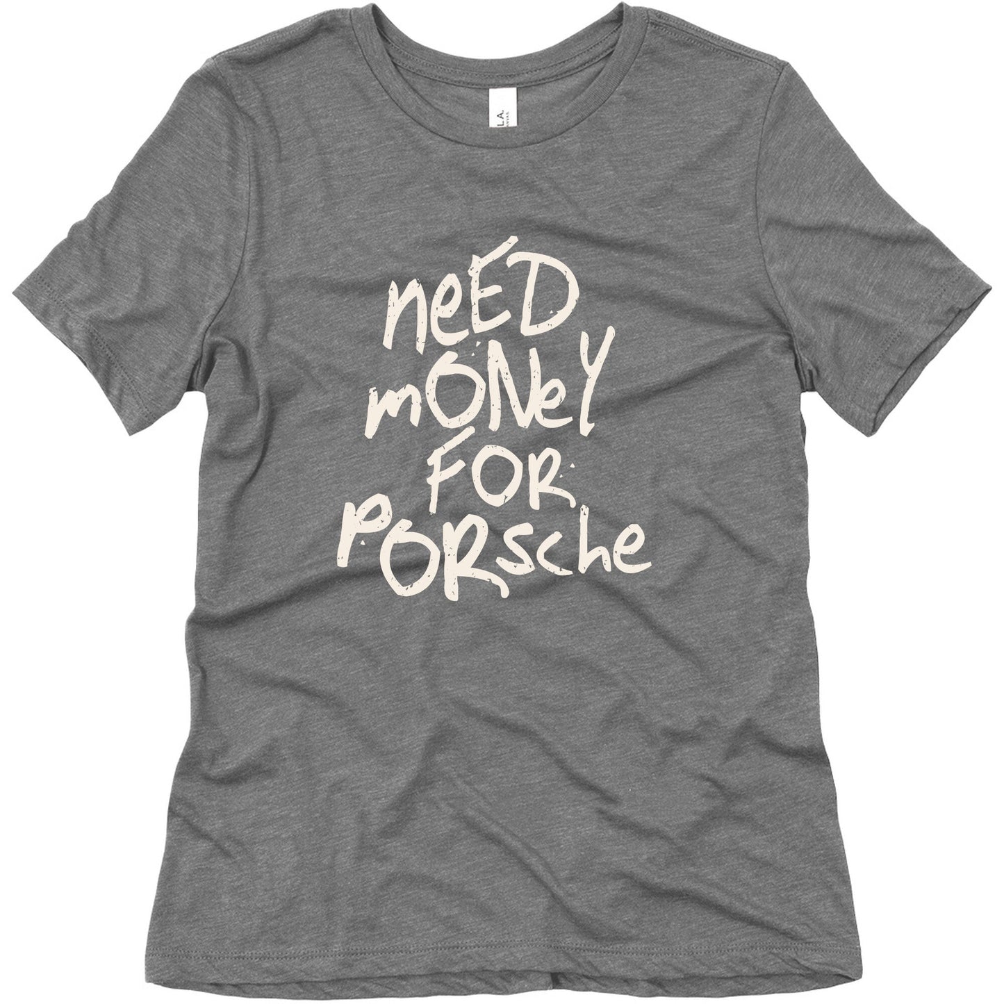 Need Money for Porsche Womens Triblend Tee