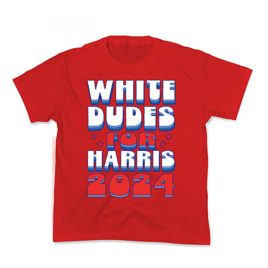 White Dudes for Harris Kids Tee