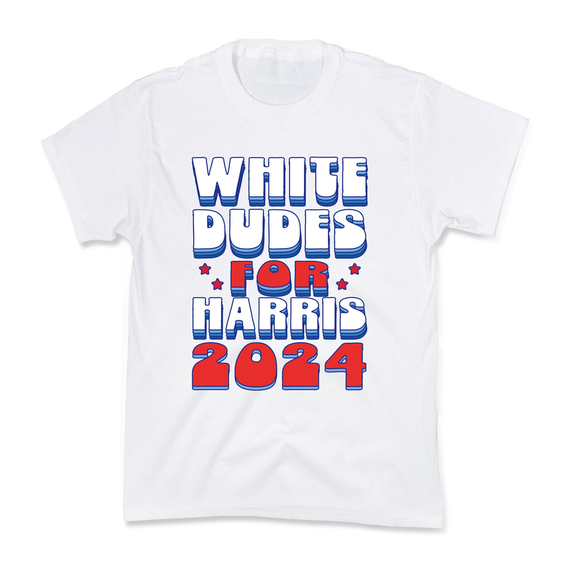 White Dudes for Harris Kids Tee