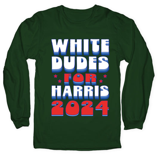 White Dudes for Harris Longsleeve Tee