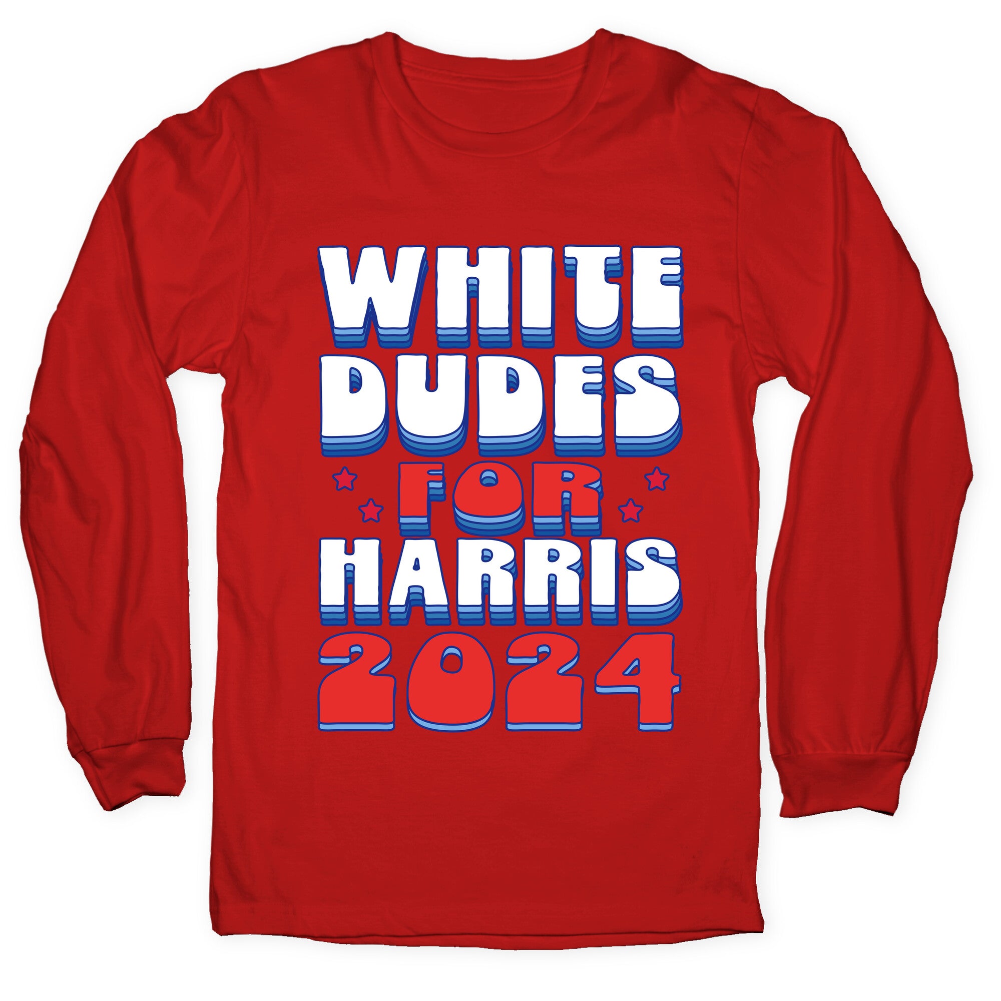 White Dudes for Harris Longsleeve Tee