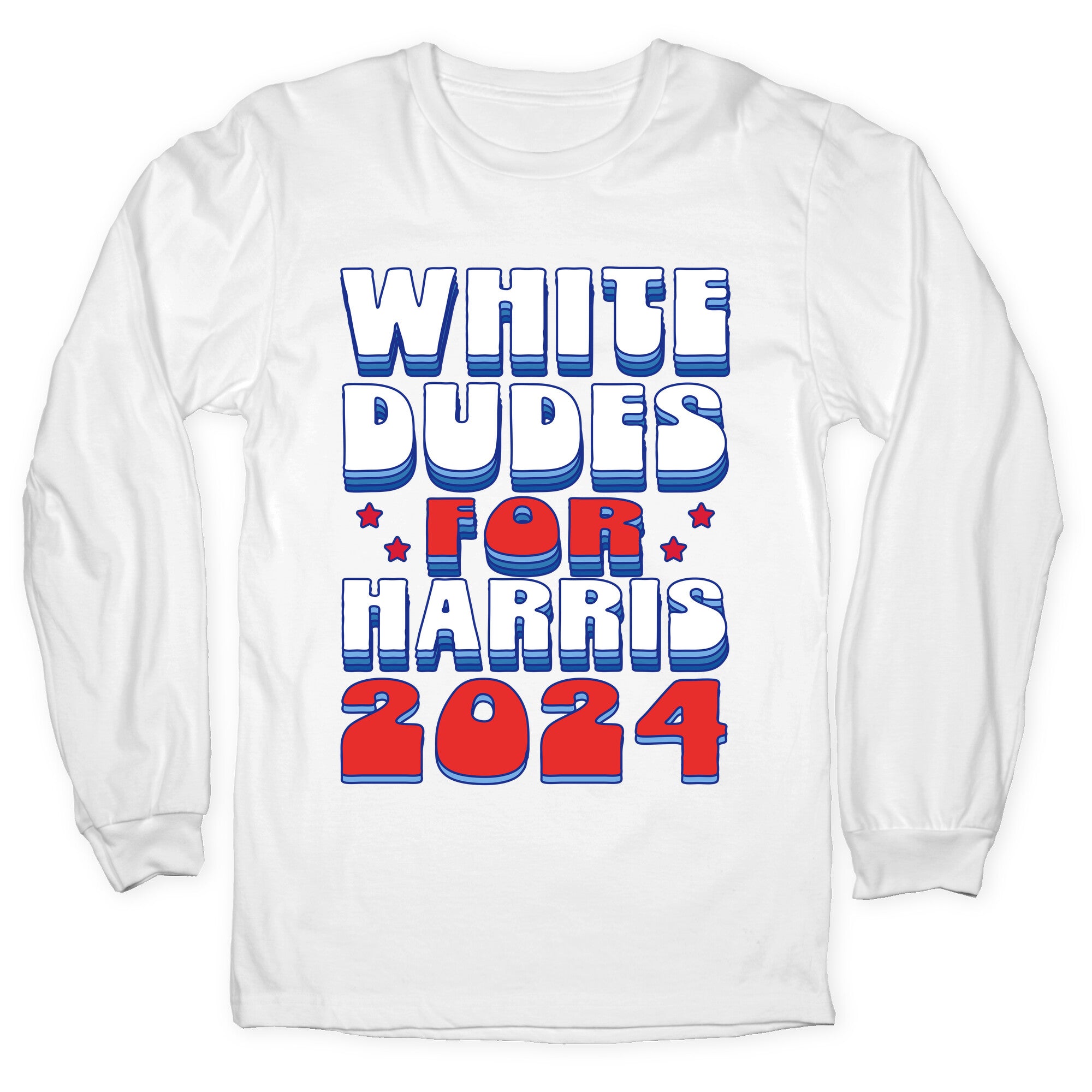White Dudes for Harris Longsleeve Tee