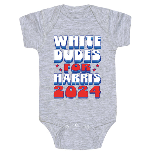 White Dudes for Harris Baby One-Piece