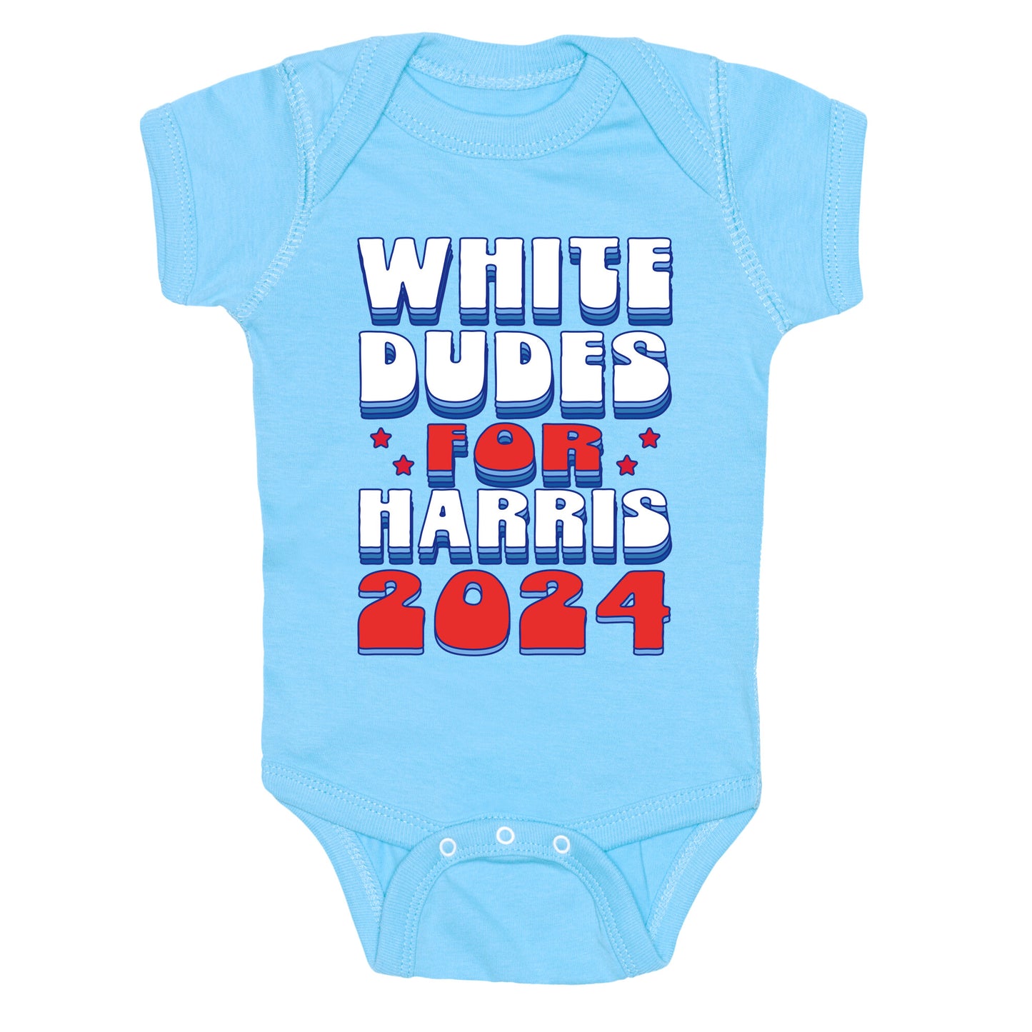 White Dudes for Harris Baby One-Piece