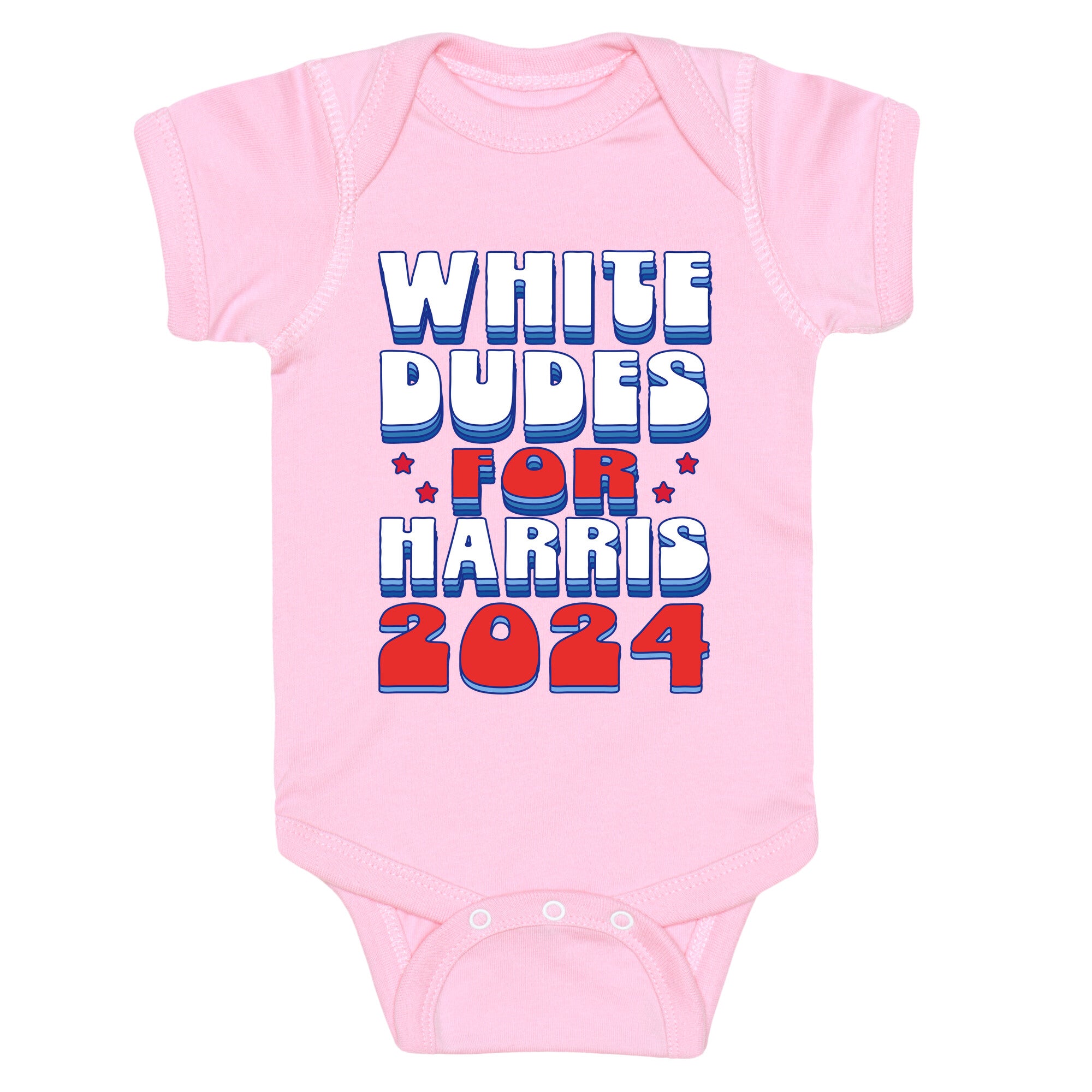 White Dudes for Harris Baby One-Piece
