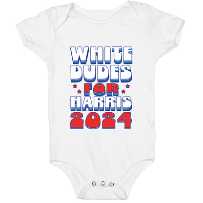 White Dudes for Harris Baby One-Piece