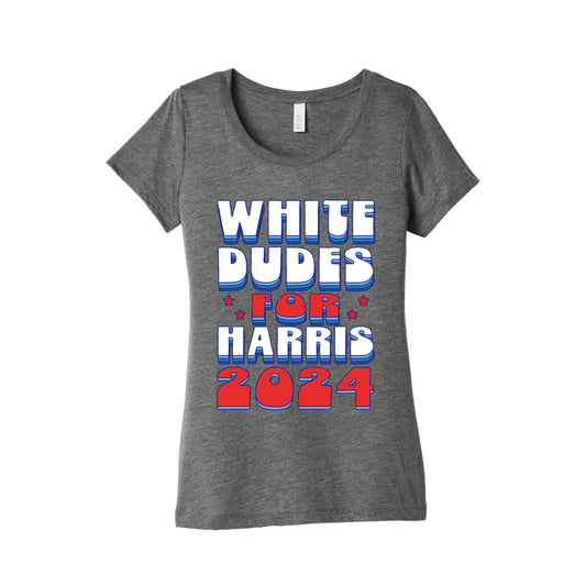 White Dudes for Harris Womens Triblend Tee