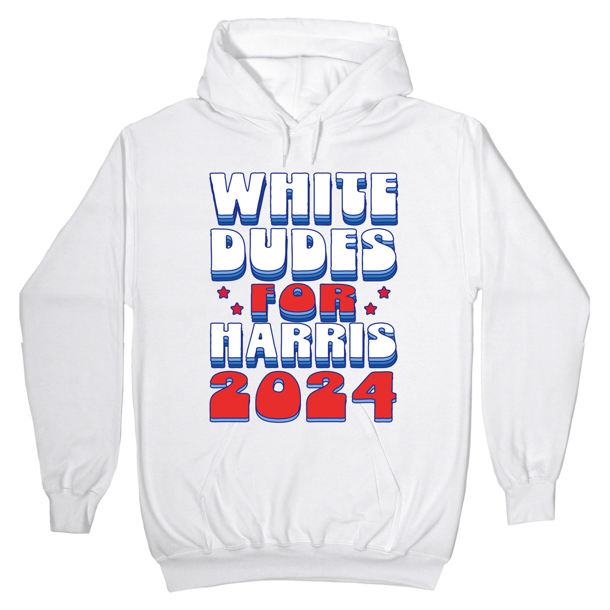 White Dudes for Harris Hoodie