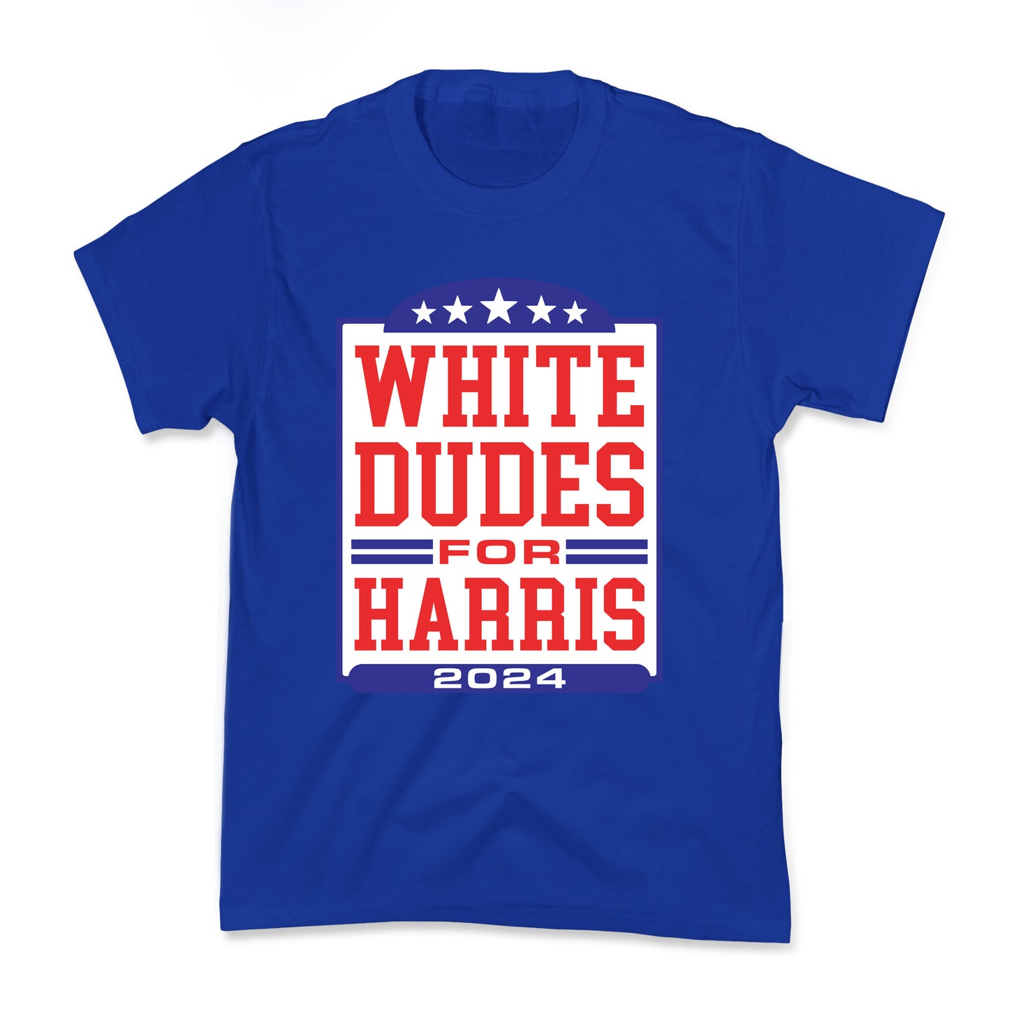 White Dudes for Harris 2024 Kids Tee