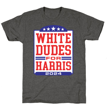 White Dudes for Harris 2024 Unisex Triblend Tee