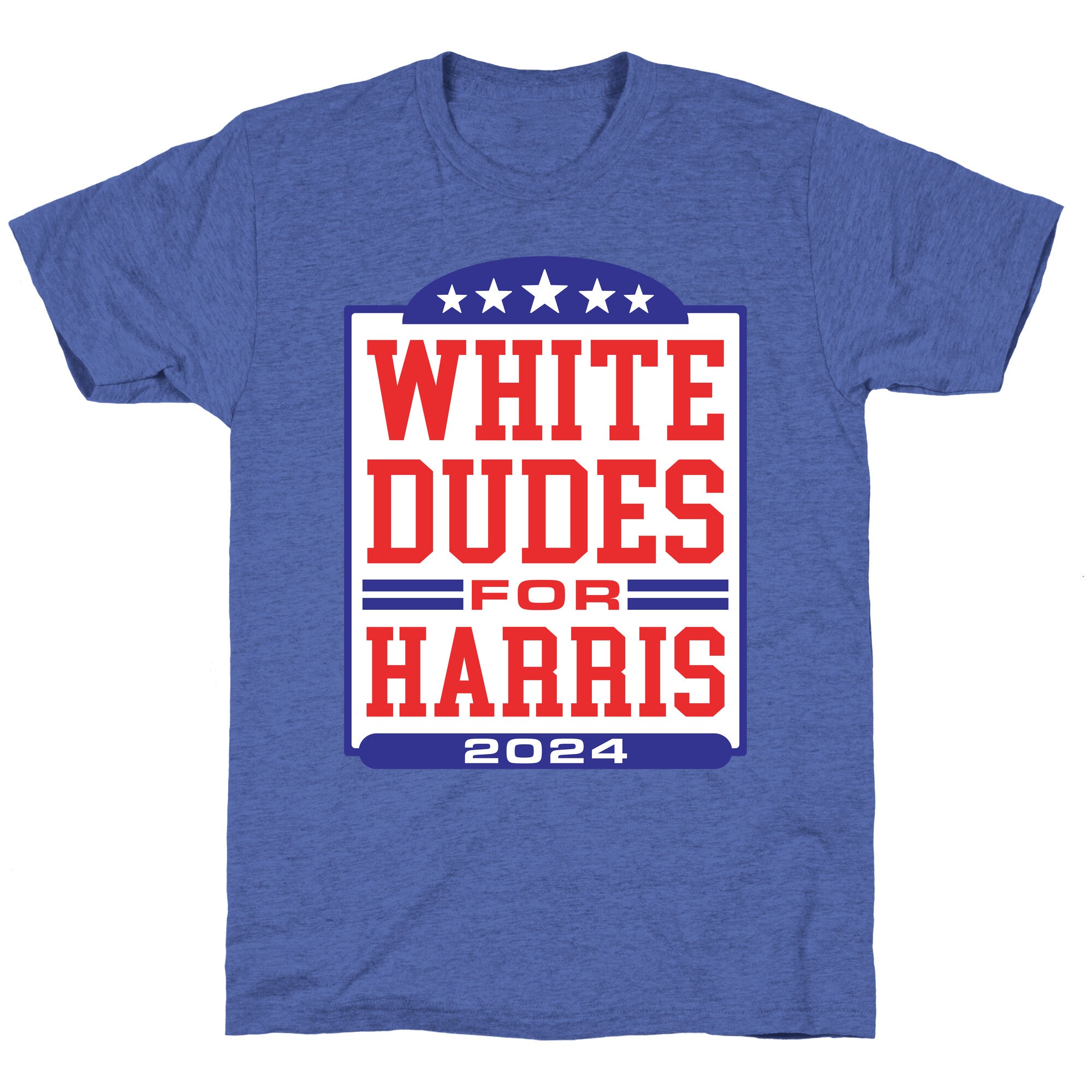 White Dudes for Harris 2024 Unisex Triblend Tee