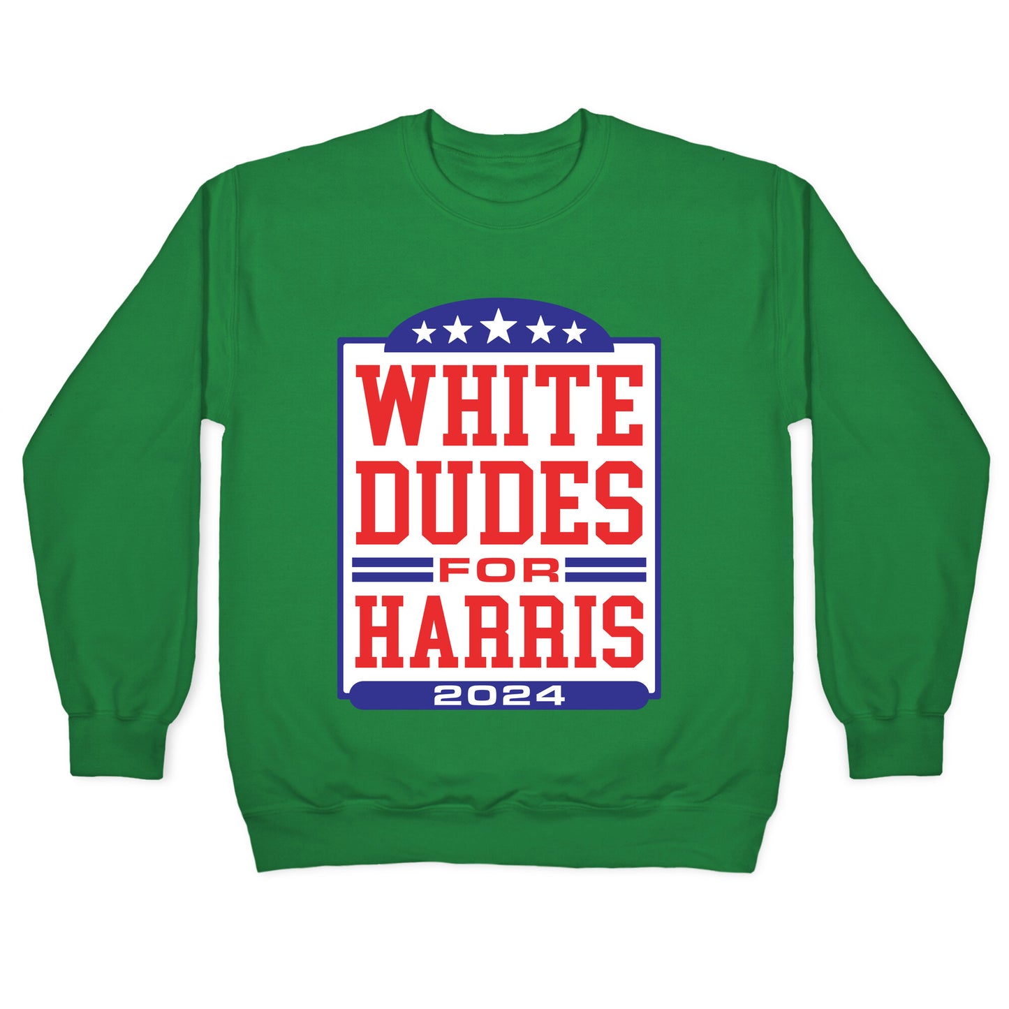 White Dudes for Harris 2024 Crewneck Sweatshirt