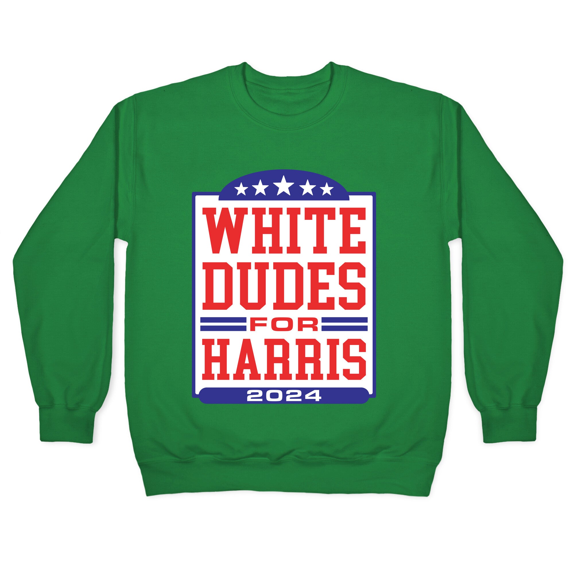 White Dudes for Harris 2024 Crewneck Sweatshirt