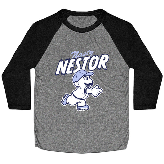 Nasty Nestor Baseball Tee