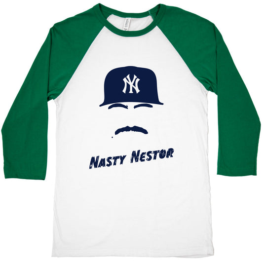 Nasty Nestor Baseball Tee