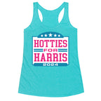 Hotties for Harris Racerback Tank