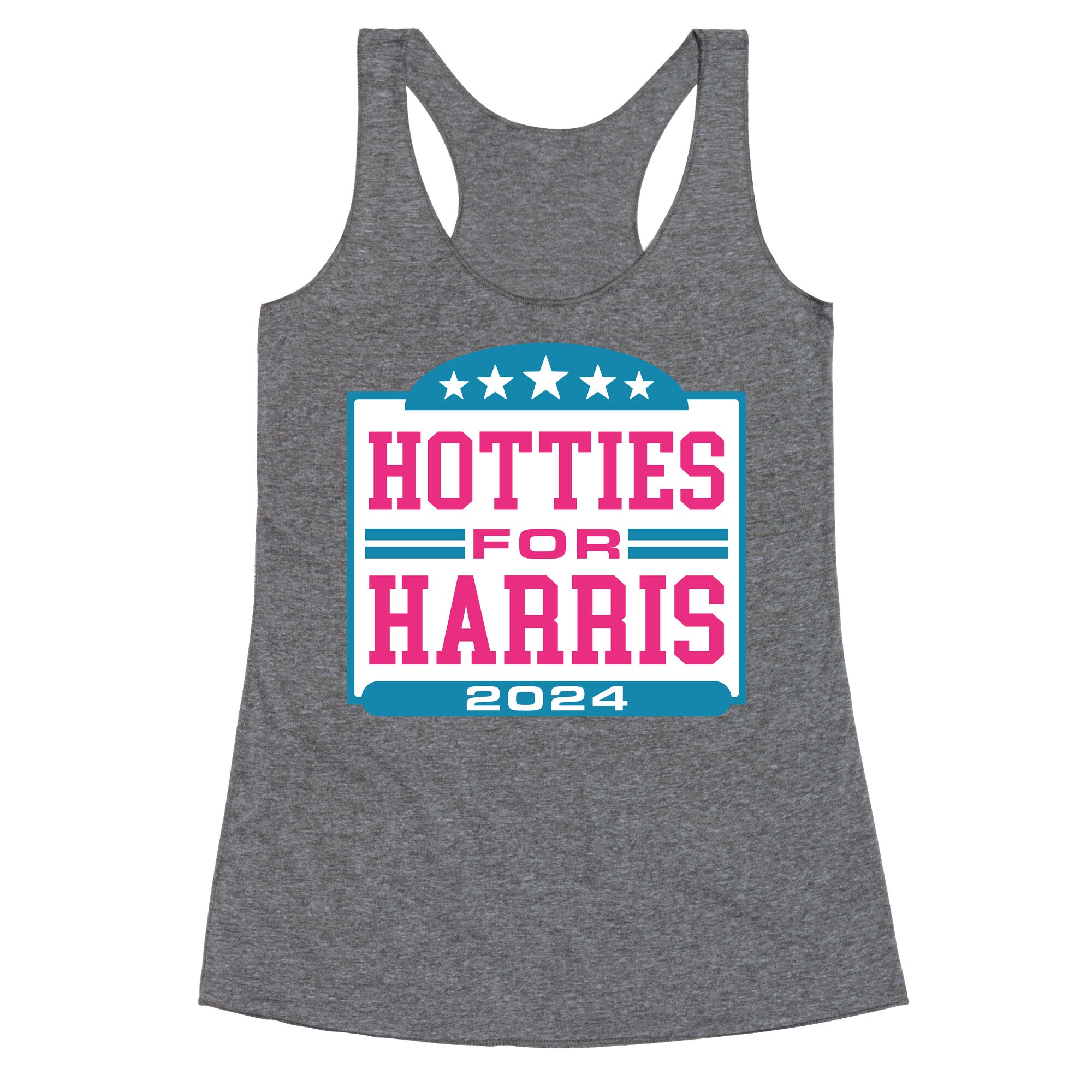 Hotties for Harris Racerback Tank