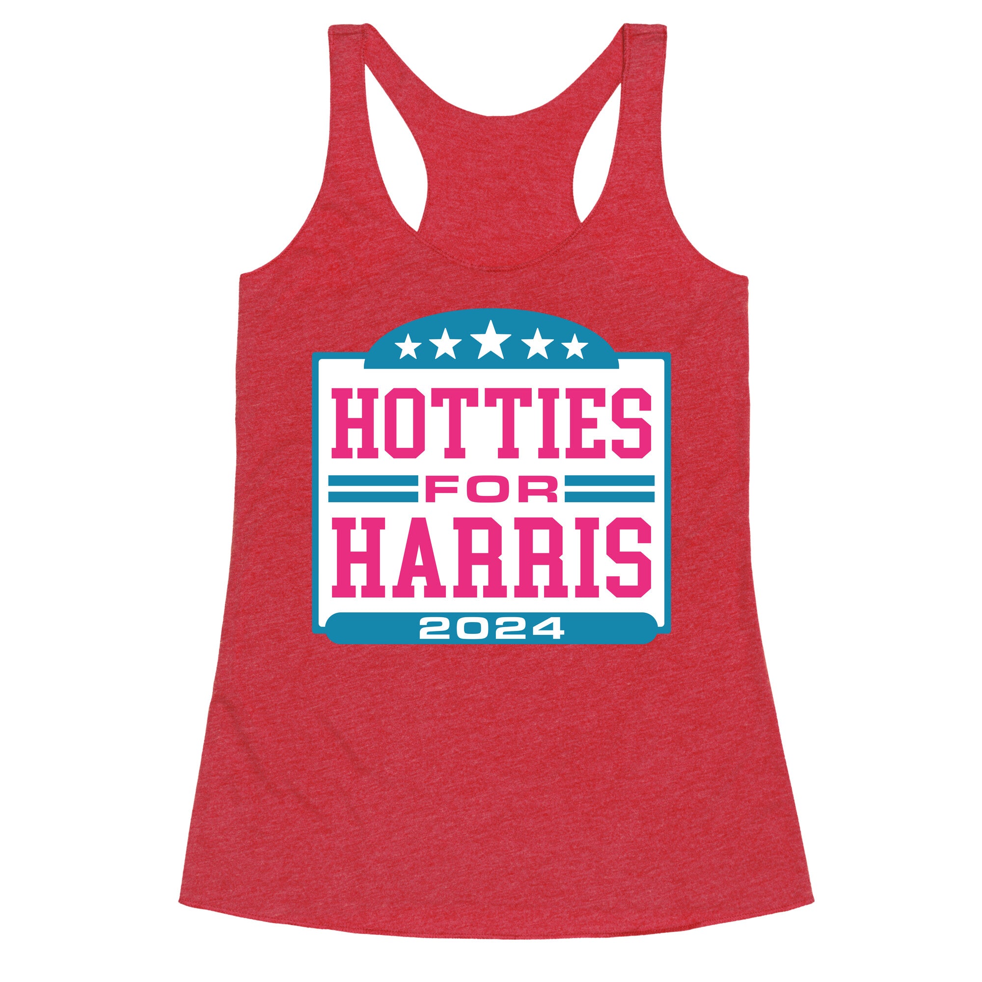 Hotties for Harris Racerback Tank