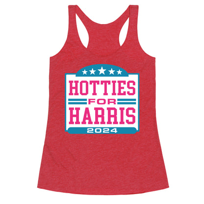 Hotties for Harris Racerback Tank