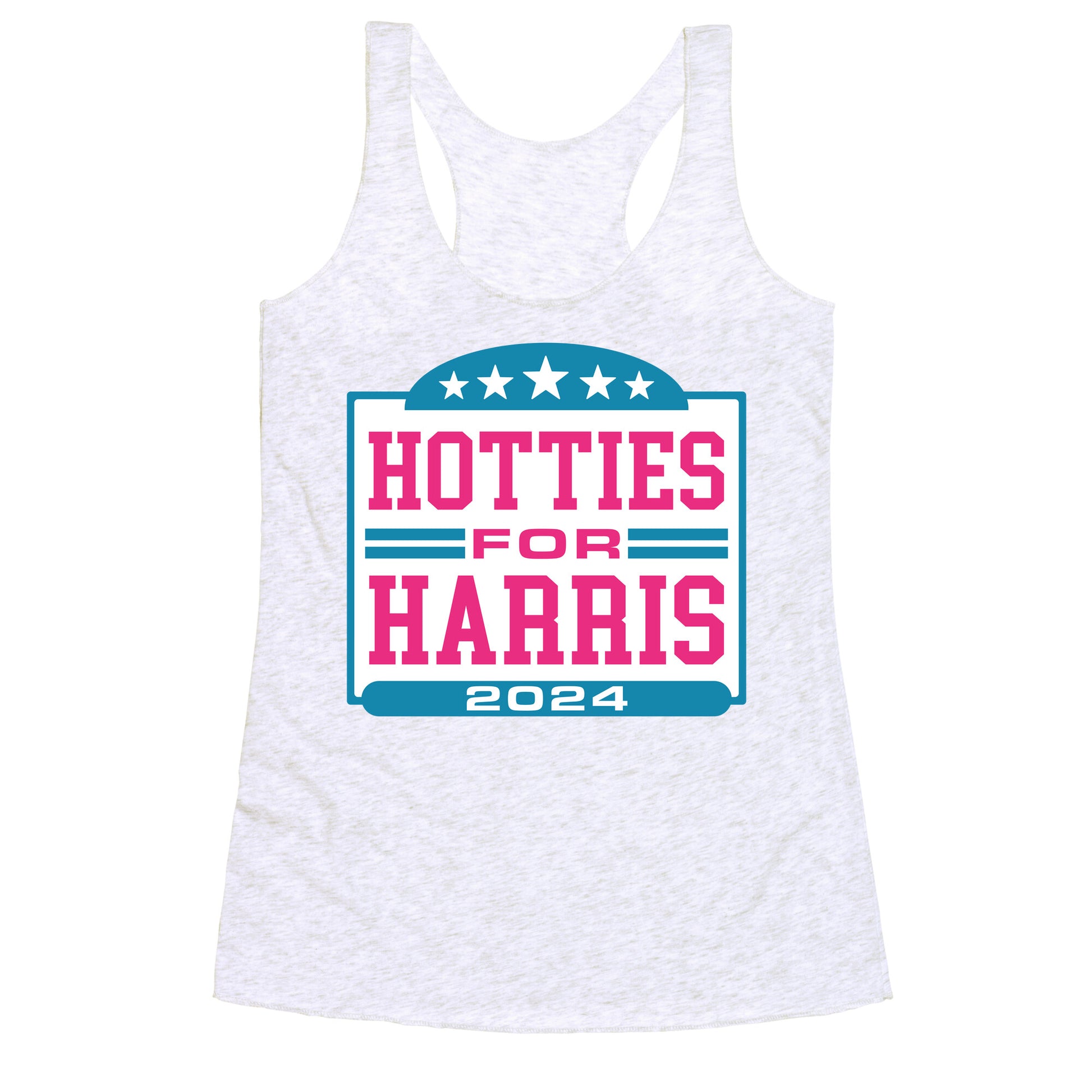 Hotties for Harris Racerback Tank