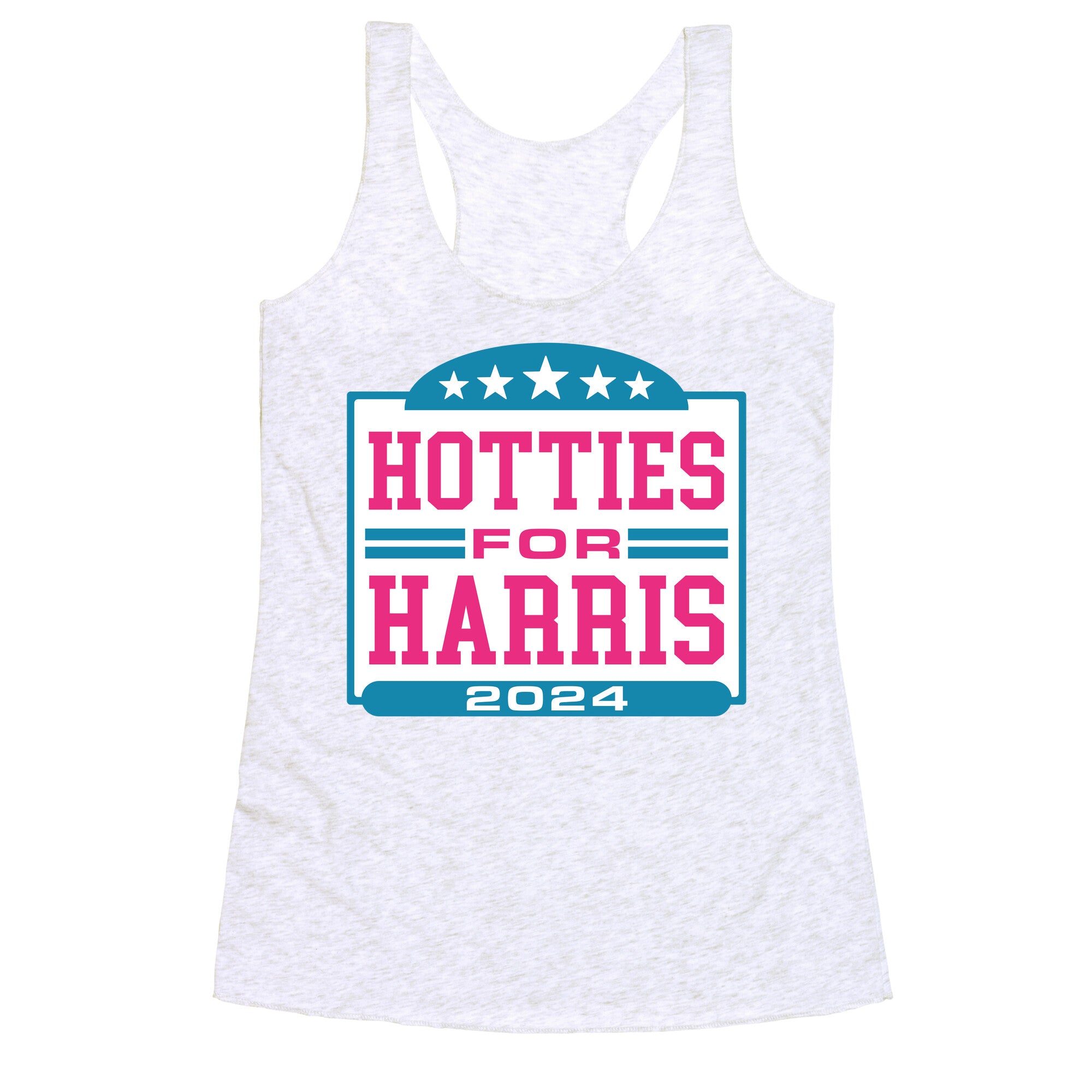 Hotties for Harris Racerback Tank