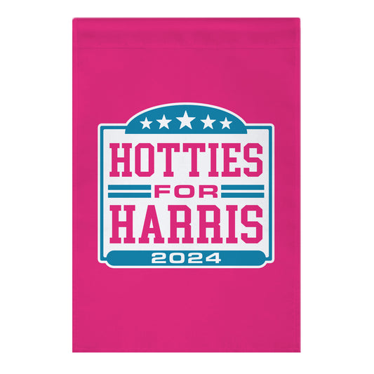 Hotties for Harris Garden Flag