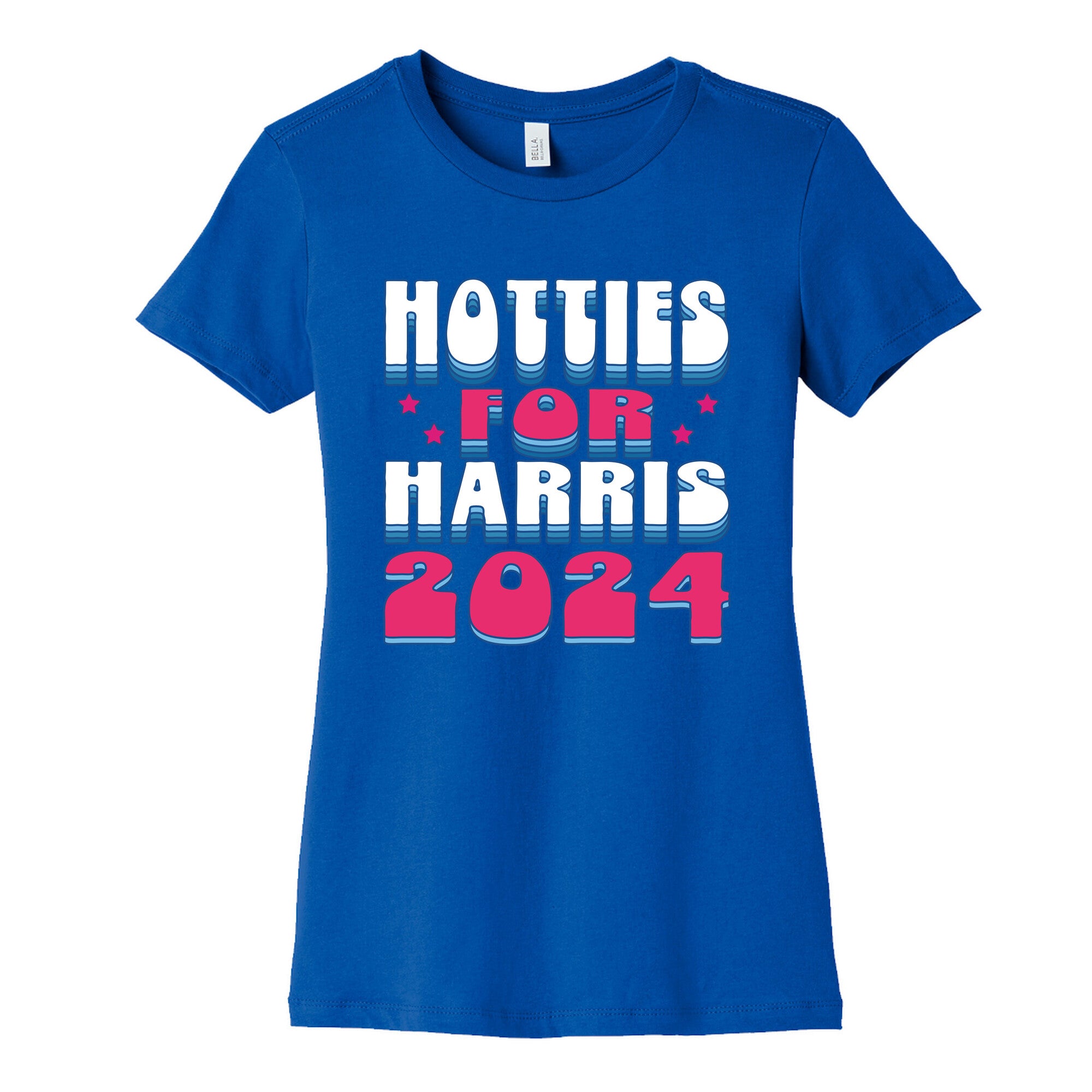 Hotties for Kamala Harris Womens Cotton Tee