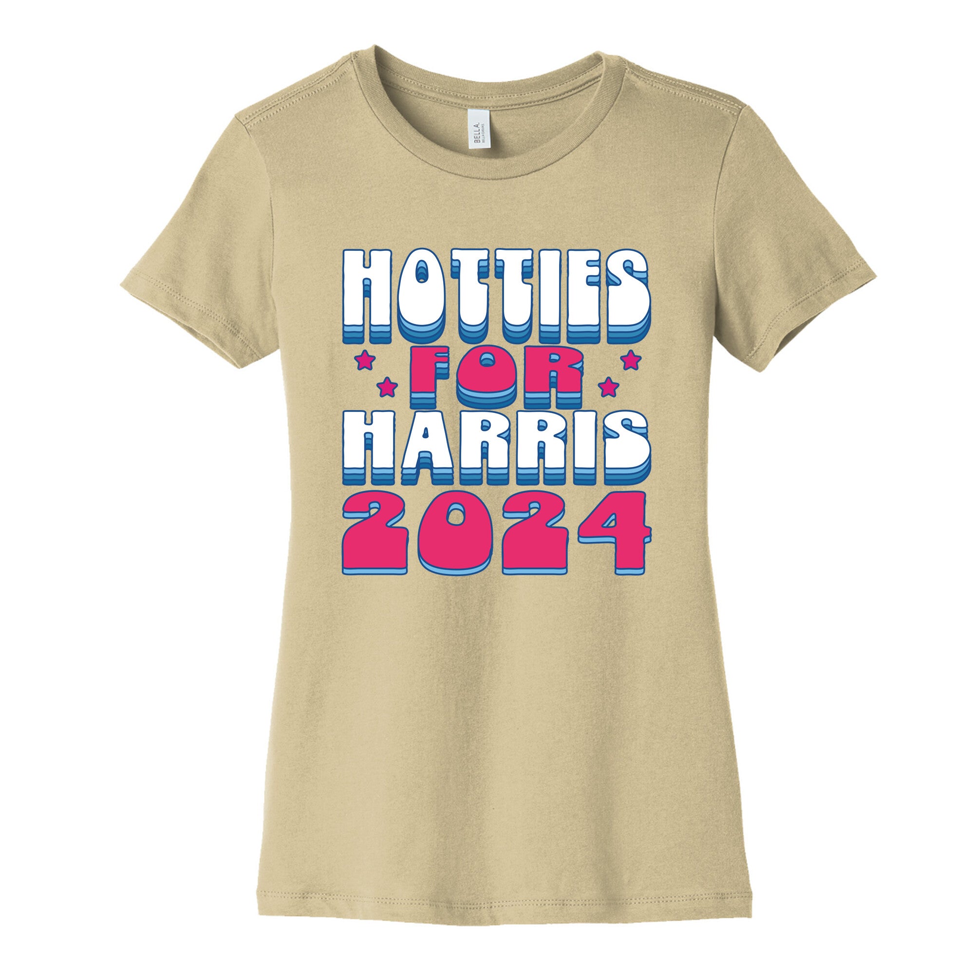Hotties for Kamala Harris Womens Cotton Tee