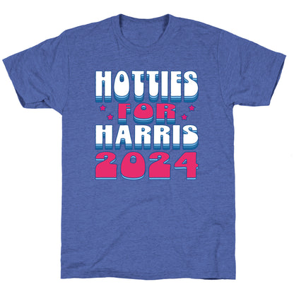 Hotties for Kamala Harris Unisex Triblend Tee