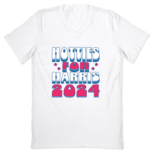Hotties for Kamala Harris V-Neck