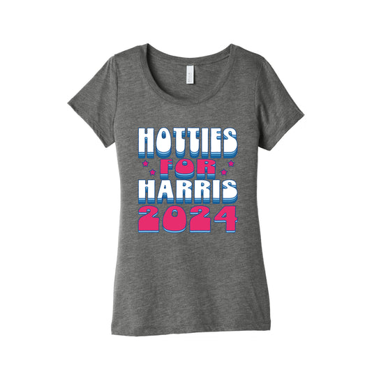 Hotties for Kamala Harris Womens Triblend Tee