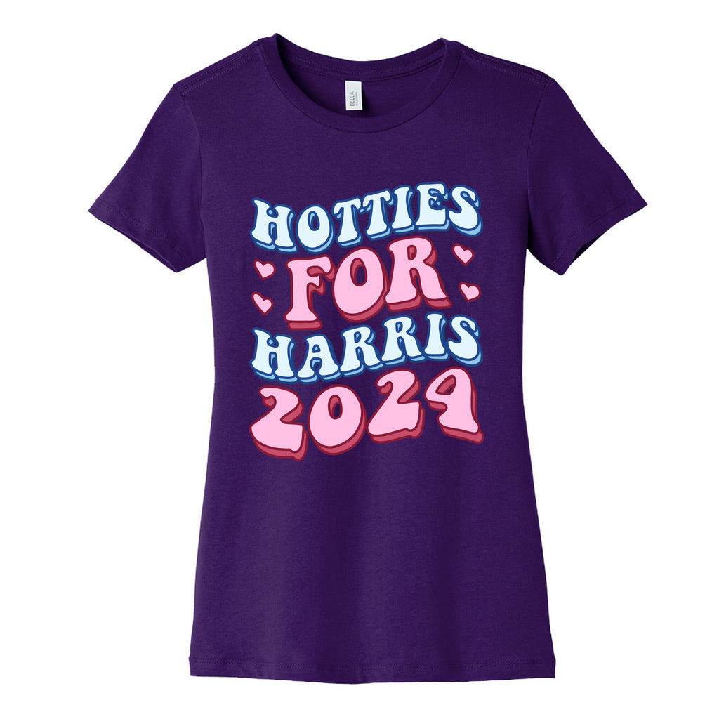 Hotties for Harris 2024 Womens Cotton Tee