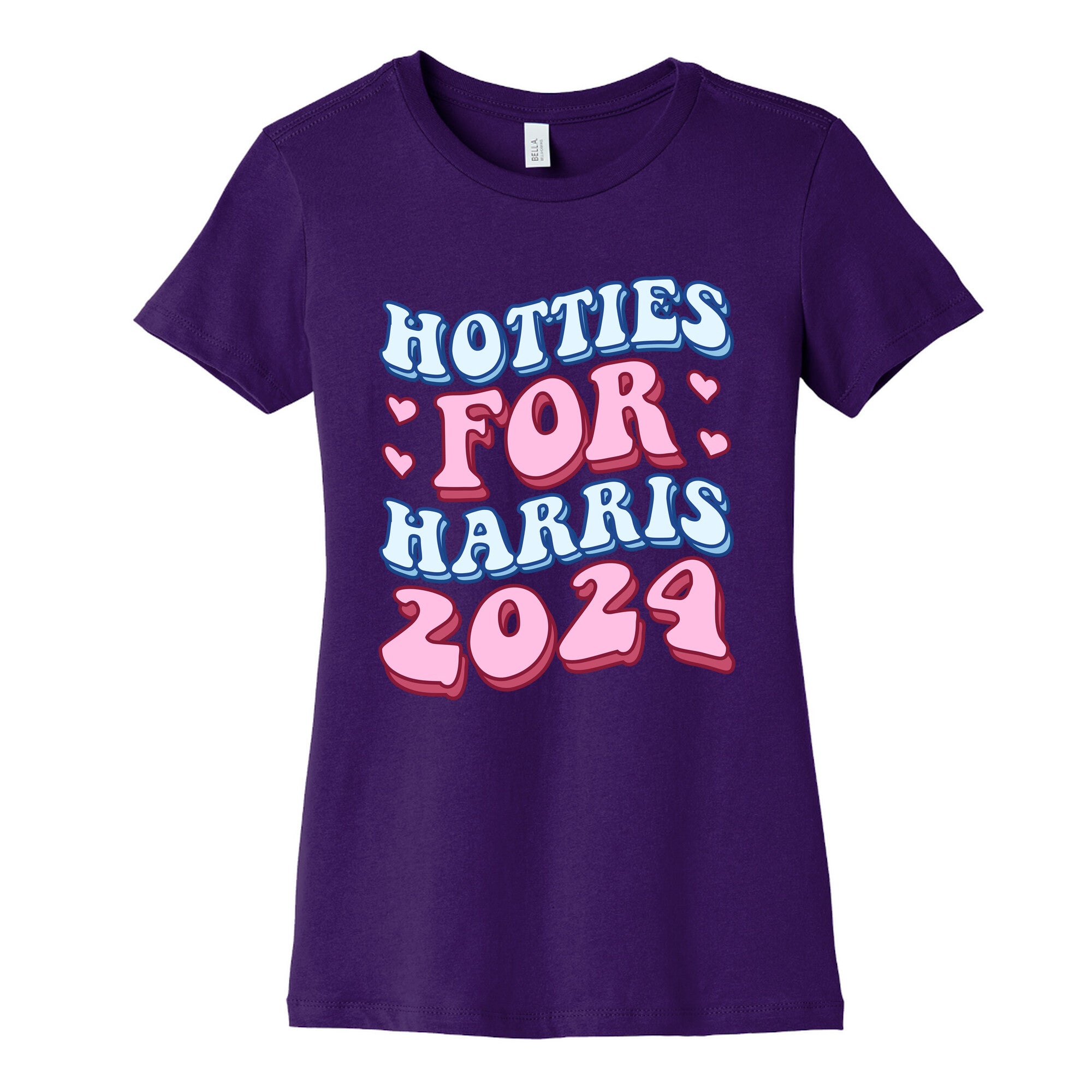 Hotties for Harris 2024 Womens Cotton Tee